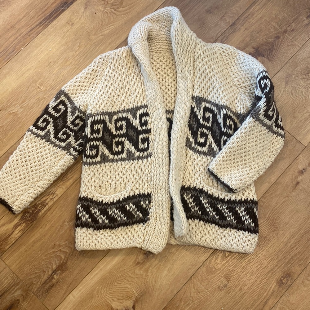 Vintage cowichan sweater